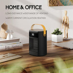 Tevorex 1500W Desktop Space Heater with Digital Display Quiet Rapid Heating, High-Power PTC Warm Fan for Home & Office