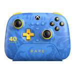 [Xbox Version]8Bitdo Ultimate Rare 40th Anniversary Edition Tri-mode Wireless Gaming Controller with Charger Dock Hall Effect Joysticks and Impulse Triggers for Xbox Series X S Xbox One Windows PC Android iOS Gaming