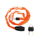 LinkMejor Bike Chain Lock Portable High Security Anti-Theft Bicycle Lock with 2 Keys for Bicycle Electric Scooter Motorcycle
