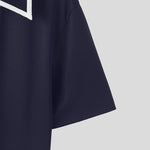 LinkMejor Mens Fashion Design Spliced Collar Shirt Comfortable Fabric Short Sleeve Zipper Lapel Top for Male S-5XL