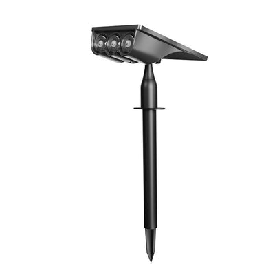 Elfeland Solar Powered LED Lawn Light Spotlight Wall Mounted & In-Ground IP65 Waterproof Outdoor Pathway Light Landscape Lighting