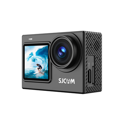 LinkMejor SJ6 Ultra Action Camera Voice Control Dual Screen 4K Camera with Image Stabilization for Outdoor Cycling