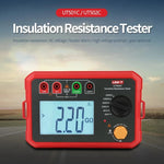 LinkMejor Digital Megohmmeter UT502C 2500V Insulation Resistance Tester Ommeter Megometer Ground Meter Backlight Auto Range