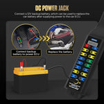LinkMejor OBDII Automotive Diagnostic Protocol Tester 16-Pin Input Jack Professional Automotive Engine Scanner Diagnosis Testing Tool