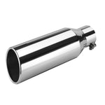 2.5 Inch Inlet 4 Inch Outlet Exhaust Tip 12 Inch Length Anti-Corrosive High Temperature Resistant Angle Cut Design for Car Truck