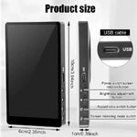 RK-X40M Wireless Magnetic Phone Selfie Screen with bluetooth Remote 3-Level Brightness Back Camera Monitor Phone Selfie Monitor Screen for iPhone & Android