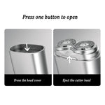 LinkMejor Z4 Electric Shaver Electric Facial Shaver Razor Mini IPX7 Waterproof USB Rechargeable Beard Machine For Men