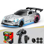 4DRC H6 RTR 1/43 2.4G 4WD Mini Drift RC Car with Gyro Full Proportional Remote Control Race LED Light High-Speed Motor On-Road Racing Desktop Vehicle Model Boys Gifts Toys