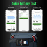 Konnwei BK300 Car Battery Monitor Diagnostic Tool Bluetooth 5.0 Battery Monitor for 12V 24V Lead-Acid Car Truck Starting Battery