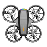 LinkMejor Z809 WiFi FPV with 4.3inch LCD Screen Controller HD Dual Camera Electrically Adjustable Optical Flow Hover Automatic Obstacle Avoidance Circle Protection Dazzling Lights Brushless 2.4G 4CH 6-Axis Remote Control Toys RC Drone Quadcopter RTF