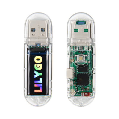 LinkMejor® T-Dongle-S3 Development Board 0.96inch LCD Display Screen Support WiFi bluetooth TF Card