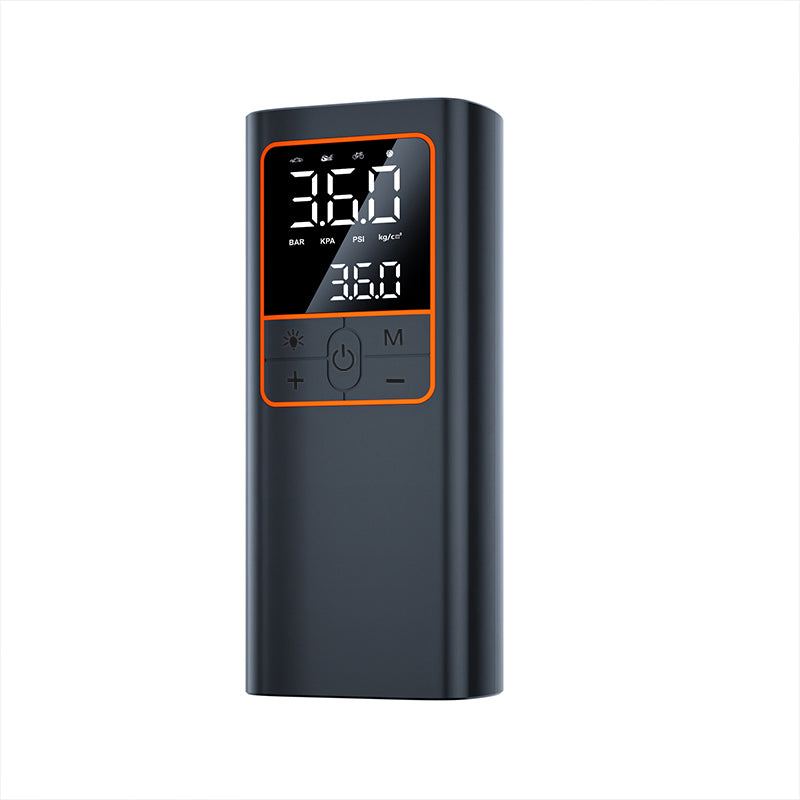 Portable 150Psi Smart Cordless Multifunctional Air Pump Dual Digital Display Tire Inflator 5 Inflation Mode 18650 Lithium Battery with LED Light