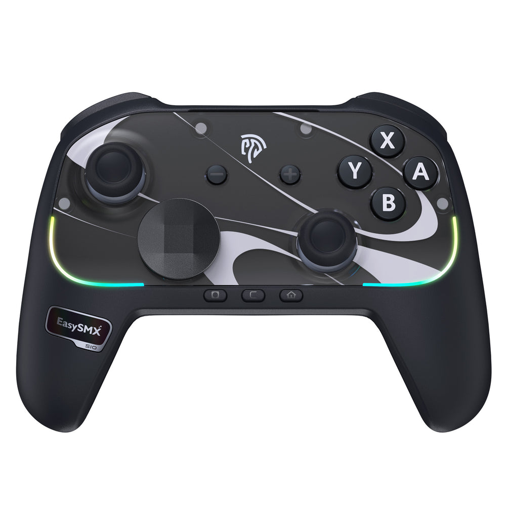 LinkMejor S10 Wired bluetooth Gamepad TMR Joystick RGB Controller Compatible with Switch 2/PC/Phone/TV/Steam Support Six-axis Gyro HD Vibration NFC Function