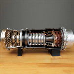 LinkMejor 1/10 WS-15 Turbofan Frighter Engine Model DIY Assembly Kit Excellent STEAM Education Science Discovery Toys Kids Children Gifts