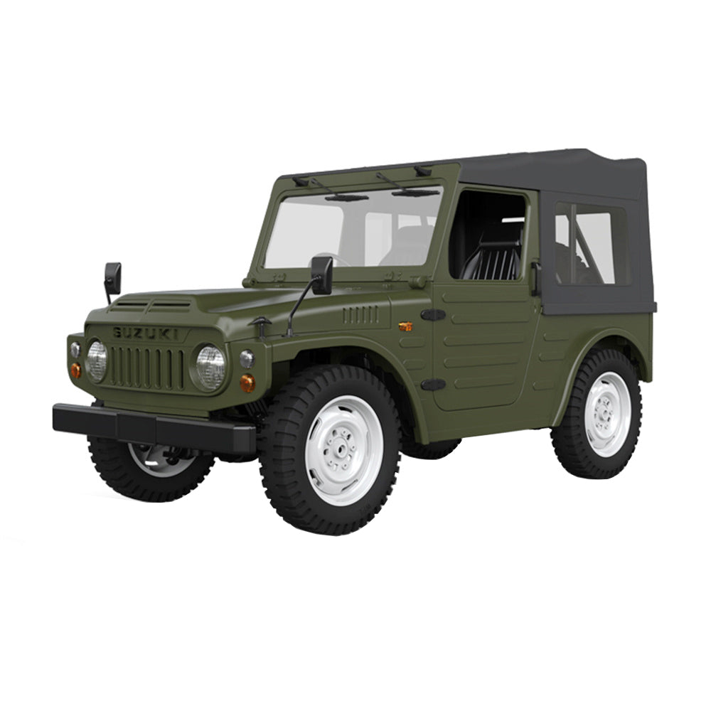 LinkMejor C84-1S 1/10 2.4G 4WD RTR RC Car JIMNY Truck Full-Scale Crawler Speed Switching Counterweights LED Lights Proportional Control Vehicle Models Toys
