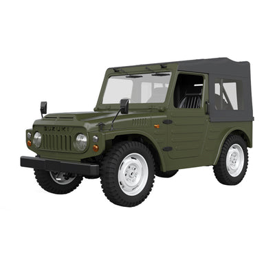 LinkMejor C84-1S 1/10 2.4G 4WD RTR RC Car JIMNY Truck Full-Scale Crawler Speed Switching Counterweights LED Lights Proportional Control Vehicle Models Toys