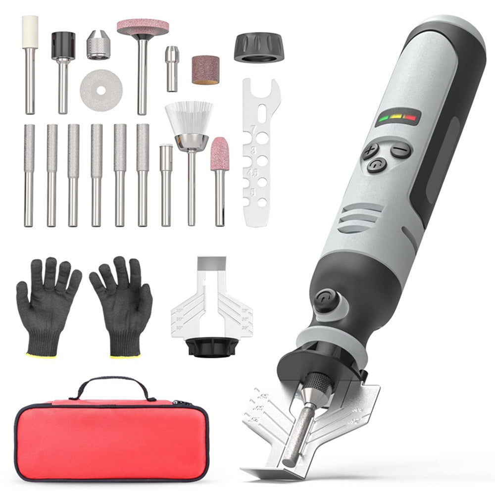Cordless Chainsaw Sharpener Electric Handheld Chainsaw Sharpening Kit High Speed Chainsaw Sharpening Tool