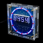 DIY Rotating LED Clock Kit 5V USB Digital Time Display Temperature Alarm Memory Function Automatic Brightness Adjustment Week Year Date Settings