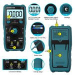 LinkMejor DM20 Digital Multimeter Auto-Ranging 6000 Counts Smart Electrical Tester with Non-Contact Voltage Function Safe Reliable for AC/DC Voltage Current Resistance Continuity Measurements