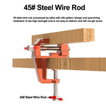 1PCS Upgraded Mini Aluminum Alloy Bench Table Clamp-on Vise Clamp Fixed Tool for Woodworking / Metalworking / Cutting Conduit / Drilling