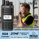 LinkMejor UV88 GPS Multiband Radio Walkie Talkie 1024 Channels IP67 Waterproof Type-C Charging CB SSB HF FM SW MW LW Amateur Ham Two Way Radio