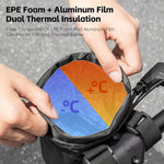 WEST BIKING Bike Water Bottle Bag Insulated Handlebar Cup Holder Folding Bicycle Scooter Storage Pouch Multi Color Thermal Cycling Drink Carrier