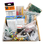 2110Pcs DIY Electronic Component Kit T0-92 LED PCB Assorted Resistors Capacitors Transistors Solderless for Circuit DIY Kit