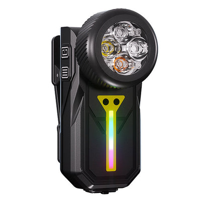 LinkMejor K370 Magnetic LED Keychain with 4 Color LED Headlamp Gesture Control 90° Rotation Waterproof Design Type-C Rechargeable Camping Flashlight