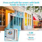LinkMejor 6MP Dual Lens WiFi PTZ Security Camera Outdoor 5X Zoom Auto Tracking Full Color Night Vision Two Way Audio IP66 Waterproof Smart Home CCTV Surveillance Camera