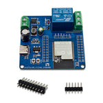 ESP32-S3 Single Channel Relay Module DC 5-60V WiFi Bluetooth Control Compatible with Arduinos IDE ESP-IDF USB UART
