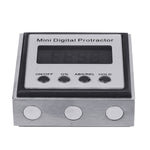 Drillpro Stainless Steel 360 Degree Mini Digital Protractor Inclinometer Electronic Level Box Magnetic Base Measuring Tools