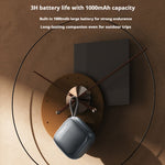 Yesido YSW24 Portable bluetooth Speaker Wireless Speaker Deep Bass 52MM Speaker CD Diaphragm 1000mAh Battery Lightweight Support TF Card AUX Playback Mini Outdoors Subwoofer Speakers