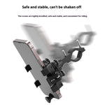 LinkMejor Aluminum Alloy Bike Phone Mount Quick Release Shock-absorbing Anti-slip Universal Motorcycle Handlebar 360° Rotation Phone Holder