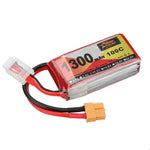 LinkMejor 11.1V 1300mAh 100C 3S LiPo Battery XT60 Plug for RC Drone