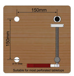 Carpentry Bench Dog Brake Inserts Workbench Fast Fixed Clip Clamp Aluminium Fixture Vise for 20mm Desktop Hole Carpenter Tools