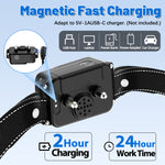 ZF500 GPS Wireless Dog Fence Collar 3-In-1 Safe Beep Vibration Shock Training IP67 Waterproof Type-C Fast Charging Long Runtime Smart GPS Fence Collar for Pet Safety Protection