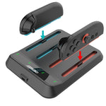 LinkMejor GP-371 Switch2 Joy-Con 4-in-1 Charging Dock Magnetic Alignment Type-C Fast Charging Station Switch Gaming Accessories