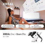 LinkMejor One AR Smart Glasses 477" HD Screen 3DoF Space Hovering 3D Real Glasses for iPhone Switch PS5 Game Private Cinema