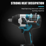LinkMejor 1800N.M 1/2" 6800rpm Electric Wrench Brushless Motor Woodworking Machine with/without Battery