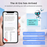LinkMejor 20A 4000W WiFi RF433 Smart Switch For Hot Water Heater AI Assistant Tuya Wall Switch Power Monitor Voice & APP Remote Control Work With Alexa Google Home
