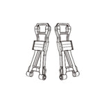 LinkMejor 14301 14302 14303 Front Rear Upper Down Arms Spart RC Car Parts 14210 14260 14250 14230 14220