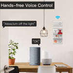 1P-4P 10A-80A Tuya WiFi Smart Circuit Breaker Wireless APP Remote Control Schedule Setting Automatic Intelligent Interruptor Work with Alexa Google Assistant