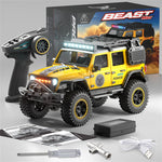LinkMejor SG206 PRO/MAX RTR 1/20 2.4G 4WD Brushed/Brushless RC Car Wrangler Rock Crawler Off-Road Climbing Truck LED Lights Metal Frame Full Proportional Vehicles Models Toys