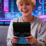 [64G] DC45V10000+ Games Open Source Handheld Console 4.5 Inch IPS Screen RK3326 WiFi 4000mAh Retro Game Emulator Portable Linux Gaming Device with Vibration RGB Joystick