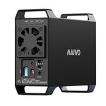 LinkMejor Dual Bay 3.5-inch HDD Disk Array Hard Drive Box RAID Array Box SATA To USB 3.0 Disk External Box Four RAID Modes with Fan
