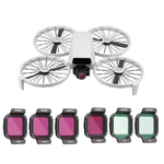 LinkMejor Camera Lens Filter Adjustable UV CPL ND8 ND16 ND32 ND64 Combo Set for DJI Flip RC Drone Quadcopter