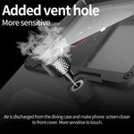 Shellbox Multicolor Waterproof Phone Case IP68 Standard 15M/50ft Diving/Swimming Photography Professional Diving Waterproof Mobile Phone Shell