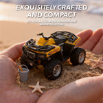 LinkMejor HG4-411 RTR 1/64 2.4G RWD Mini Alloy RC Car Support App Remote Control Motorcycle Beach Off-Road Three Speed Vehicles Models Pocket Toys Desktop Collection Gift For Boys