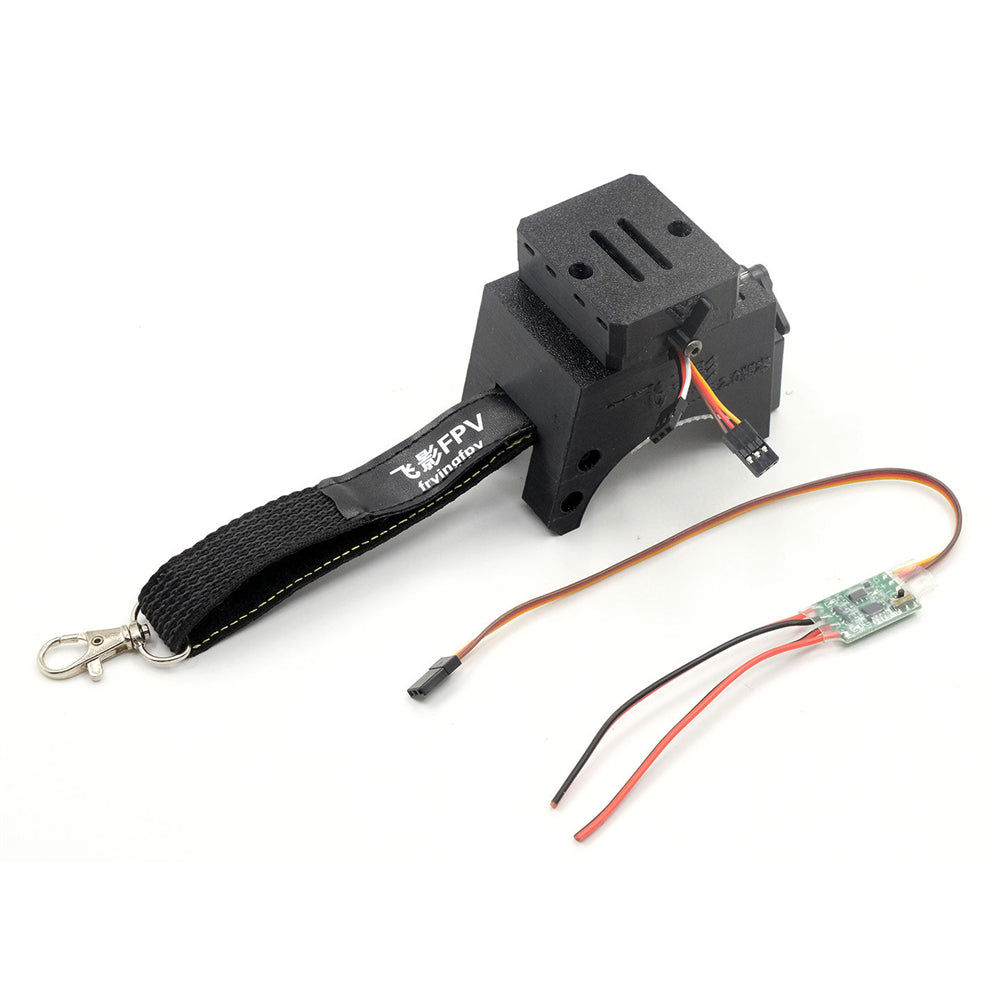 5V Strap-Mounted Payload Dropper Supports Automatic Release of Smoke Devices for 5-10 Inch RC FPV Racing Drones