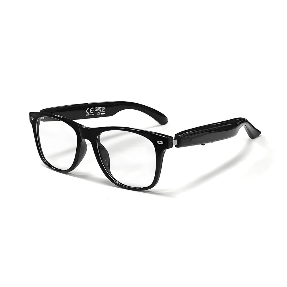 Bakeey F16 AI bluetooth 5.4 Glasses Real Time Translation 100 Languages Music Calling Type-C Charging Anti Blue Light UV Protection Touch Control Dual Motherboard Design Smart Glasses